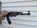 AK-47 Metal w/ Folding Stock Fake Rifle Cosplay Prop