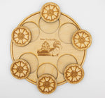White Lotus Uncle Tea Coaster Set
