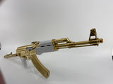 Joker AK-47 Gold Pearl Grips Rifle Prop
